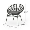 thumbnail image 7 of Susan Outdoor 2 Seater Acacia Wood Chat Set, Gray and Dark Gray, 7 of 7