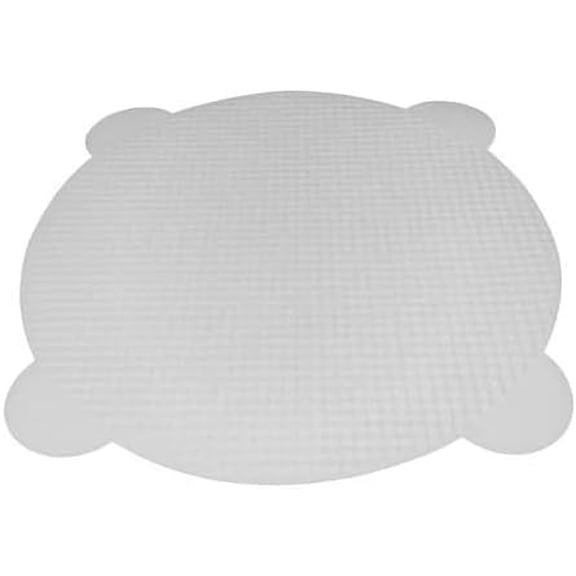 EcoQuality 8 Inch Round Paper Pizza Liner Absorbent Recyclable Compostable Grease Resistant Disposable Stackable Lightweight for Pizzerias, Parties, Catering (50)