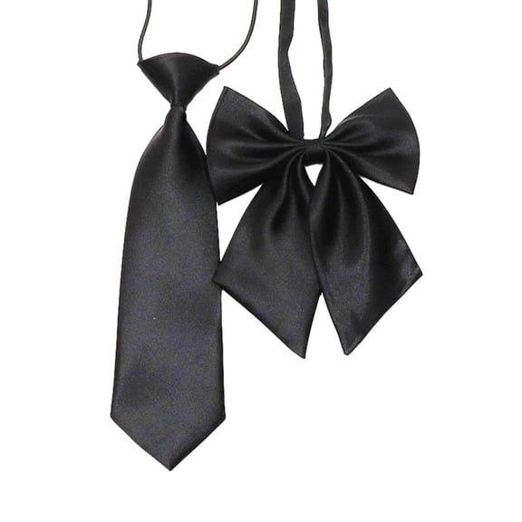Ywmsfl 2pcs Shirt Tie Female Bowknot Tie Knot Preppy Tie Disco Jumping Cool Small Necktie Tie
