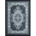 thumbnail image 5 of Glamour Thick Plush Oriental Area Rug Traditional Carpet Floral Medallion Design-206 (2'6"x3'9",Charcoal), 5 of 5