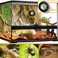 thumbnail image 3 of Triani 2Pcs Mini Digital Humidity Gauge Indoor Humidity Monitor Temperature Humidity Gauge Meter Pet Humidity Meter Supplies for Bearded Dragon Hermit Crab(Round), 3 of 7