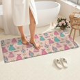 thumbnail image 4 of Princess Dress Castle Pattern Bathroom Rugs Mat,Non Slip Microfiber Bathroom Rug,Rubber Backing,Soft Bathroom Mats for Bathroom Floor,Tub and Shower,60x24in(150x60cm), 4 of 5