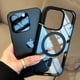 thumbnail image 1 of Funda de teléfono con carga magnética de titanio Natural mate para iPhone 16 15 14 13 12 11 Pro Max Plus Mini magsafe cubierta dura a prueba de golpes Black For iPhone 11 Pro, 1 of 6
