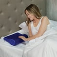 thumbnail image 3 of Core Products AB Contour Cervical Support Pillow, Satin - Blue, 3 of 6