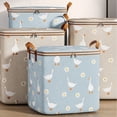 thumbnail image 3 of RKZDSR Large Storage Bags, Clothes Storage Bins Foldable Closet Organizers Storage Containers with Durable Handles for Clothing, Blanket, Comforters, Bed Sheets, Pillows and Toys, 3 of 6