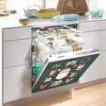 thumbnail image 2 of Yayeee Magnetic Dishwasher Cover for The Front Decoration Home Kitchen Machine Sticker Protector, Green Christmas, 2 of 6
