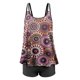thumbnail image 4 of Traje de Baño Mujer Trajes de Baño de Dos Piezas Para Mujer, Tankini Con Pantalones Cortos, Trajes de Baño Deportivos Para Nadar En La Playa, 4 of 5