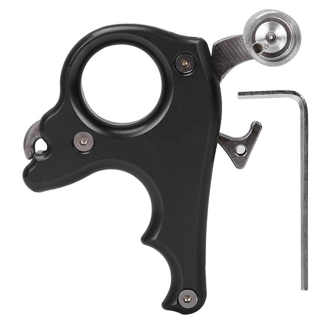 Ccdes Archery Release Aids 3 Finger Grip Thumb Caliper Trigger for Compound Bow Accessory,Archery Release Aids, Compound Bow Thumb Caliper