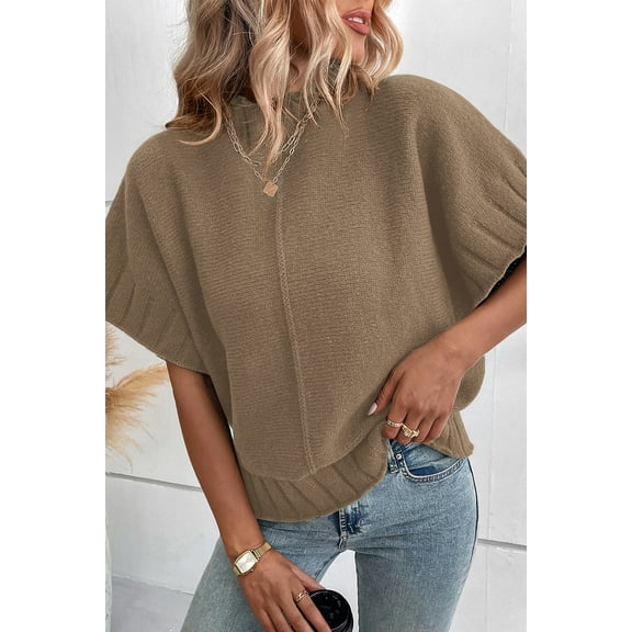 Redhotype Elegant Mock Neck Knit Sweater - Versatile Layering Must-Have