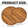 thumbnail image 2 of Round Charcuterie Board, Round Wood Tray, Premium Wooden Serving Platter, Appetizer Charcuterie Board, Tray Organizer for Kitchen Table Centerpiece, 1 Pcs, 7.87 Inches, 2 of 8
