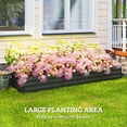 thumbnail image 4 of Outsunny 8x2x1ft Raised Garden Bed Large Galvanized Elevated Planter Box, 4 of 10