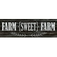 thumbnail image 2 of Kimberly, Allen 24x11 Black Ornate Wood Framed with Double Matting Museum Art Print Titled - Farm Sweet Farm, 2 of 4
