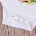 thumbnail image 3 of Cenuakty Toddler Baby Girl Short Sleeve Sister Matching Clothes  Letter Flower Print Romper or T-Shirt Tops Set, 3 of 7