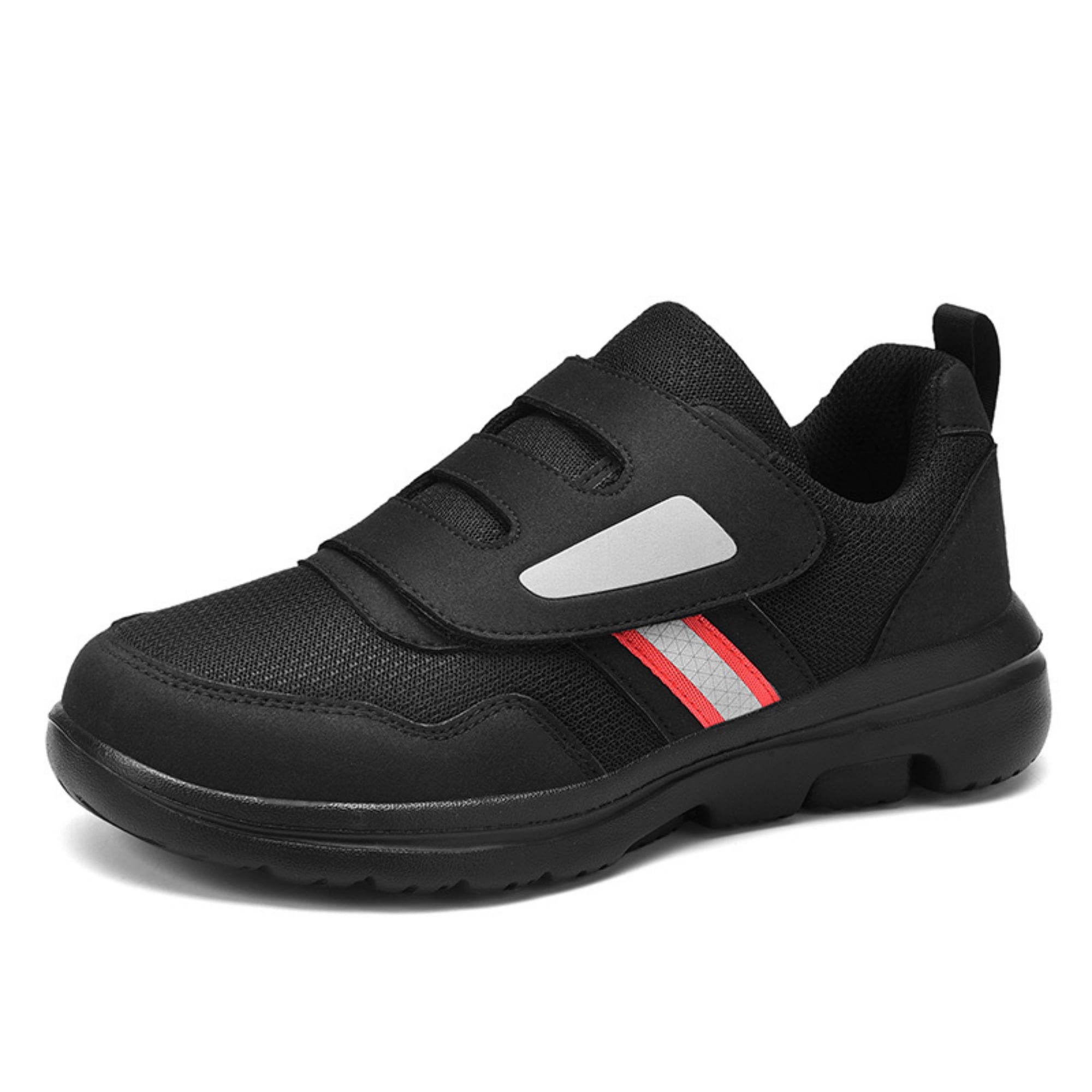 SKIUHS Men's & Women's Diabetic Walking Shoes, Extra Wide Width Adjustable Hook-and-Loop Shoes for Swollen Feet, Edema, Bunions, Comfortable Senior Footwear