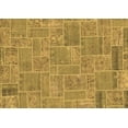 thumbnail image 1 of Ahgly Company Indoor Rectangle Patchwork Brown Transitional Area Rugs, 8' x 10', 1 of 4