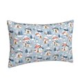 thumbnail image 2 of Binfone cute Mushroom Village Standard Size Pillowcase, Long Staple Pure Cotton Envelope Closure Pillow Cover (Pillow core not included),14"x20", 2 of 7