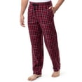 thumbnail image 5 of Fruit of the Loom Men's Plaid Fleece Pajama Pant 2-Pack, Sizes S-5XL, 5 of 10