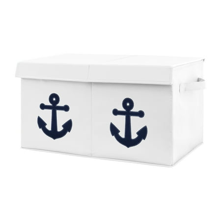 UPC: 0846480087694 | Anchors Away Storage Fabric Toy Box by Sweet Jojo Designs