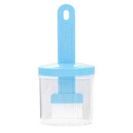 

wrea Oil Brush Set Oil Dispenser with Grill Brush Silicone Oil Brush Bottle Kitchen Spice Bottle for Sauce Oil