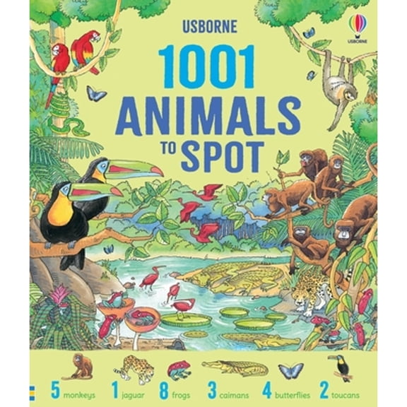 Pre-Owned 1001 Animals to Spot (Hardcover) 1836050100 9781836050100