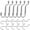 Silver, variant on Pungan 20pcs Metal Pegboard Hooks Utility Display Holders for Garage Workshop Wall Storage 1.57 x 1.18 x 0.08 inches