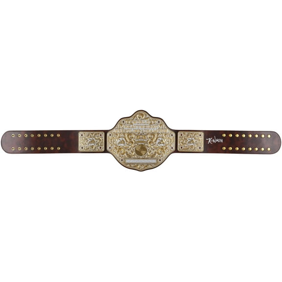 Kevin Nash WWE Autographed Big Gold World Heavyweight Championship Replica Title Belt - Fanatics Authentic Certified