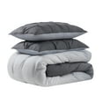 thumbnail image 2 of Sweet Home Collection Loralie Ombre Pintuck BIAB Queen Gray, 2 of 6