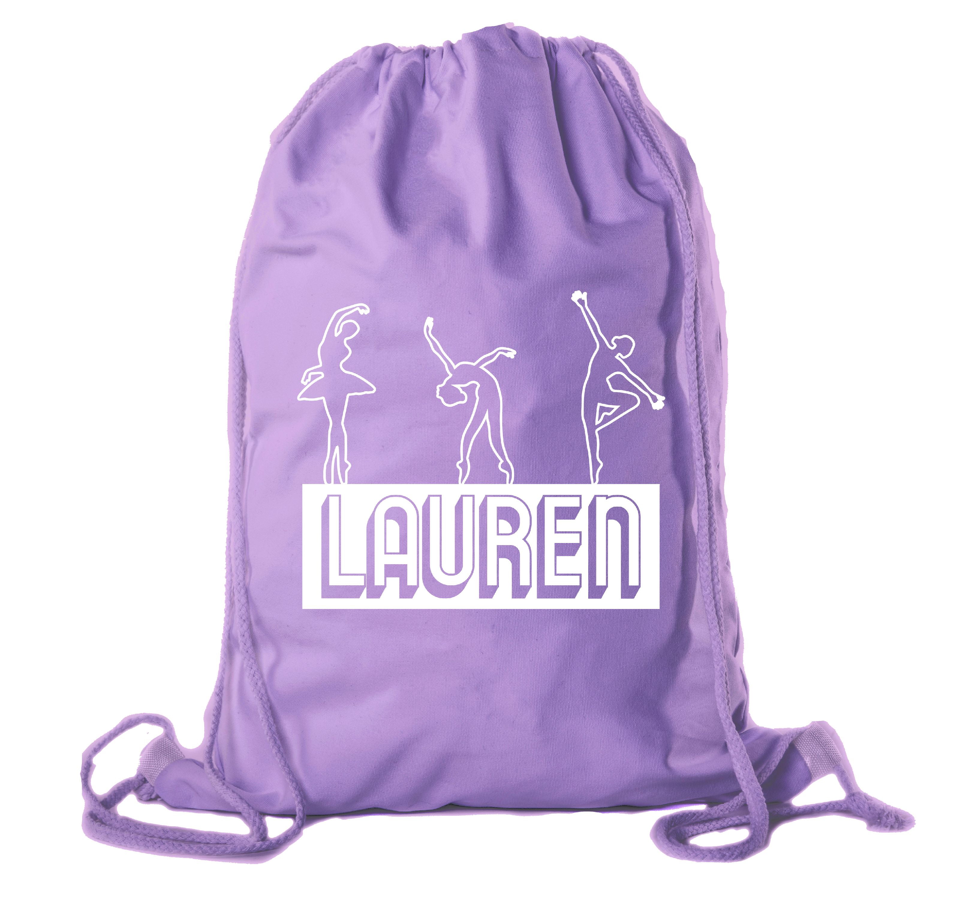 Personalised Name Dance Bag Children's Ballet Bags Gym Bags Custom Girls Jazz 