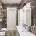thumbnail image 4 of Globe Electric Modern 5-Piece Chrome Bathroom Set with 3-Light LED Vanity Light, 4 of 5