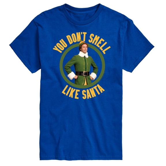 ELF - Christmas You Don't Smell Like Santa - Men's Short Sleeve Graphic T-Shirt