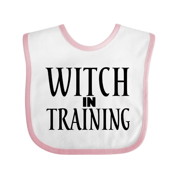 Inktastic Witch in Training Boys or Girls Baby Bib