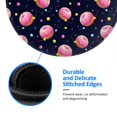 thumbnail image 5 of Disketp Cartoon Donut Planets Small Mouse Pad 7.9x7.9 Inches,Washable Round Mousepad for Office Laptop Computer,Non-Slip Rubber Base Mouse Pads for Wireless Mouse, 5 of 8