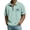 Light Green, variant on LNZGNM Mens 4th of July Polo Shirt 250 Anniversary USA 1/4 Zip Up Golf Shirts Short Sleeve 1776-2026 Golf Polos Casual Outdoor Top,Light Green 2XL