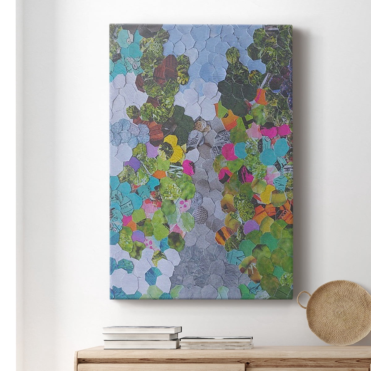 Magenta Garden Premium Gallery Wrapped Canvas - Ready to Hang