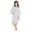 White, variant on Girls Kid's Silky Satin Kimono Robes for Wedding Spa Birthday Party Gifts Solid Color Bathrobe Dress with Waist Belt Children's Gifts, White, 5-7 Years