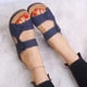 thumbnail image 4 of Sandalias de playa con cuña y punta abierta para mujer con diseño de flores y vacaciones Wmkox8yii  ytu4037, 4 of 4