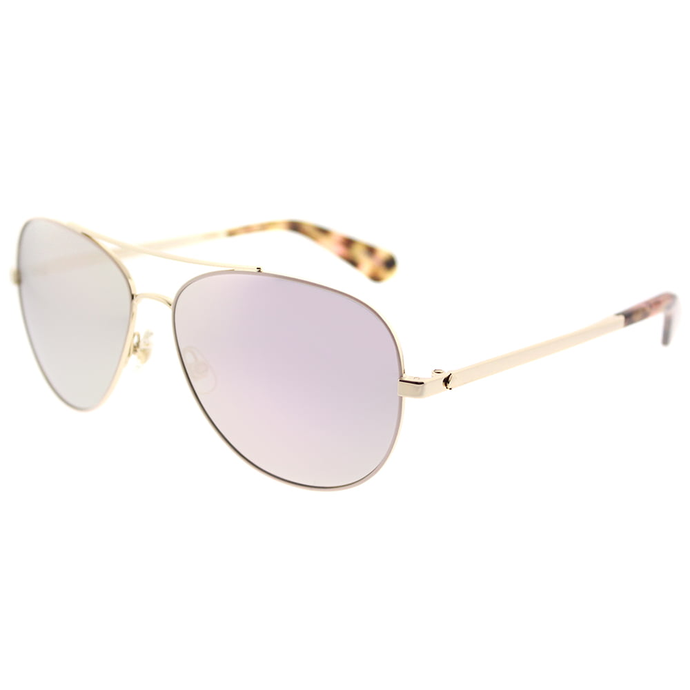 sunglasses kate spade avaline 2 /s 0ht8 pink havana / 0j gray rose gold  lens 