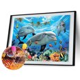 thumbnail image 1 of Cuadros Decorativos 5D bricolaje completo taladro diamante pintura animales Cruz puntada mosaico Kit (01) Ehuebsd embutido en tela, 1 of 8