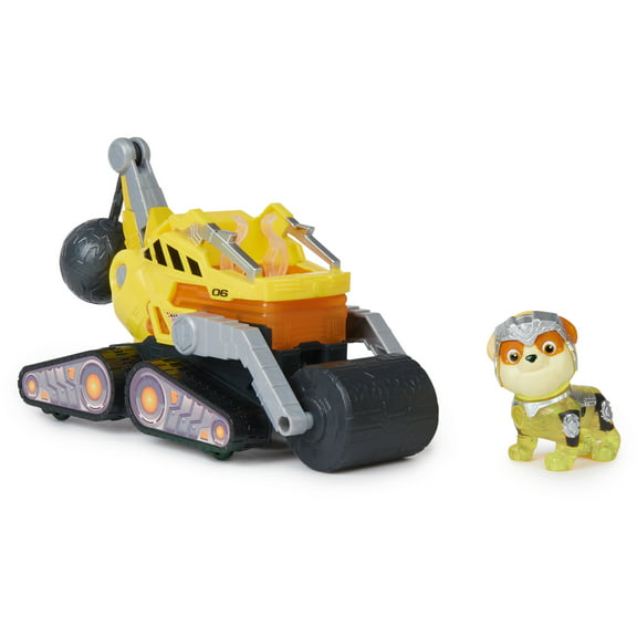 PAW Patrol: The Mighty Movie Bulldozer with Lights, Sounds & Rubble Figure, Ages 3 