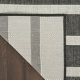 thumbnail image 3 of Nourison Positano Indoor/Outdoor Black Ivory 5' x 7' Area Rug (5x7), 3 of 9