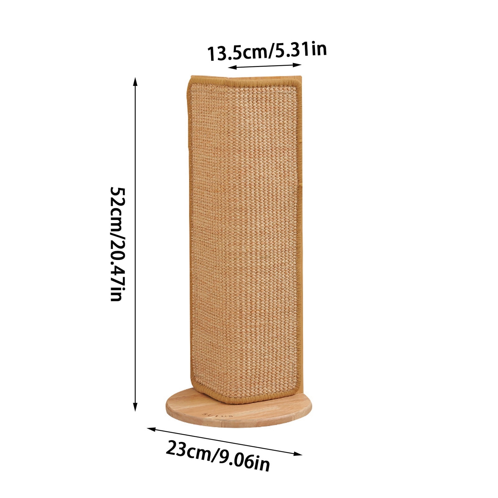 Natural Sisal Cat Scratcher Corner Post Wall Sofa Edge Scratching Pad for Indoor Outdoor