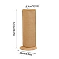 thumbnail image 3 of Cat Scratching Post 20.4” Tall, Corner Sofa Protector with Replaceable Sisal Pad, No Drill Wall Mount Scratcher for Indoor Cats to Save Furniture, 3 of 8
