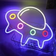 thumbnail image 4 of Ufo Letreros De Neón Tablero De Acrílico Led Luces De Neón Decoración De Pared Estética Led Letreros De Neón Alien Night Light Para Dormitorio Sala De Juegos Eigraketly HA036973-00, 4 of 6