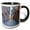 Black/White, variant on 3drose, Europe, Italy, Tuscany, Lucca, Street - Eu16 Rti0133 - Rob Tilley, 11oz Two-tone Red Mug