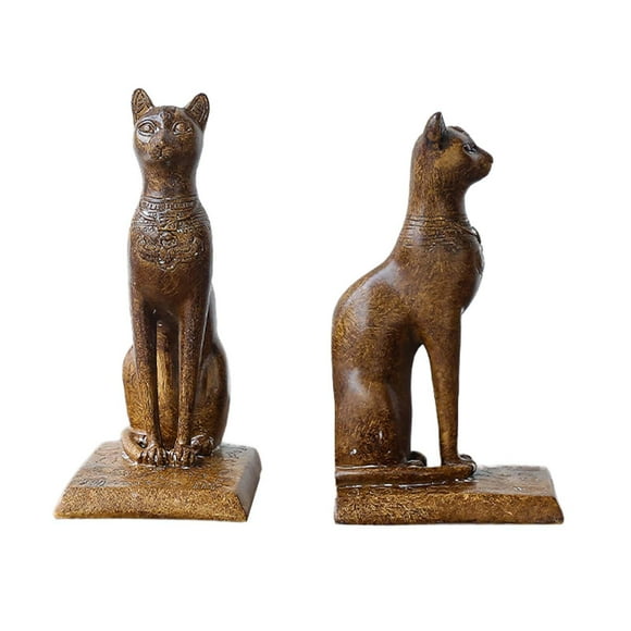 Estatuas de Gato Egipcio Strade Fareast Limited Sujetalibros Decorativos 2x