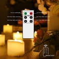 thumbnail image 2 of Candle Choice 6 Piece Flameless LED Votive Candles with Remote & Timer - Realistic Flickering Battery-operated Powered Electronic Tealight Candles 1.5”x1.5” Long Lasting Batteries Included 6-Pack, 2 of 6