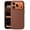 Brown, variant on Nakedcellphone Woven Series for iPhone 17 Pro Max Case (Compatible with MagSafe) - Sienna Brown Ochre