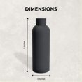 thumbnail image 3 of Botella de Agua SuperGeneriX Acero Inoxidable 500 ml Negro Mate, 3 of 8