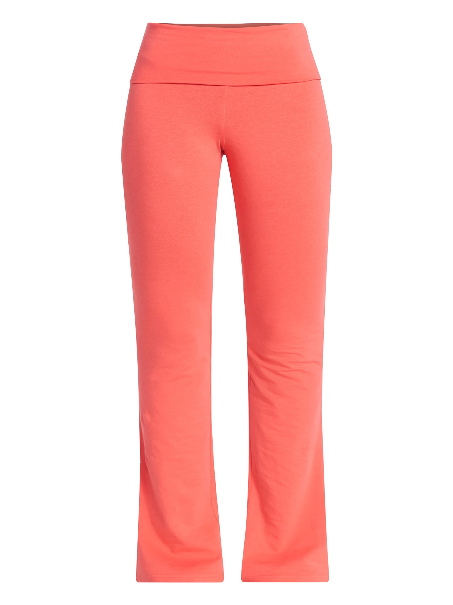 No Boundaries Flare Pants with Foldover Waistband, 32'' Inseam, Women's and Women's Plus XS-XXL