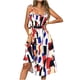 thumbnail image 1 of Vestido casual Fridja mujer verano sin espalda Estampado vendaje, 1 of 5